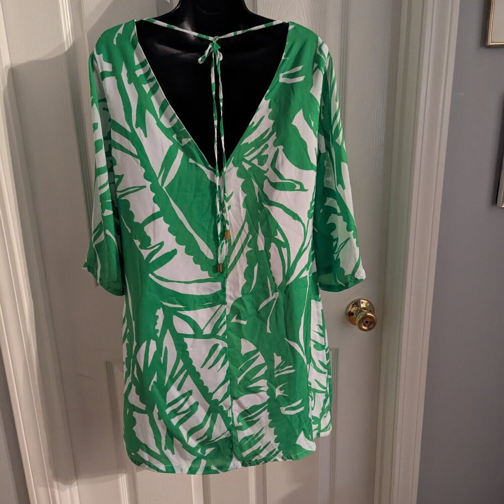 Lilly Pulitzer white and green slip dress - S - Picture 4 of 7
